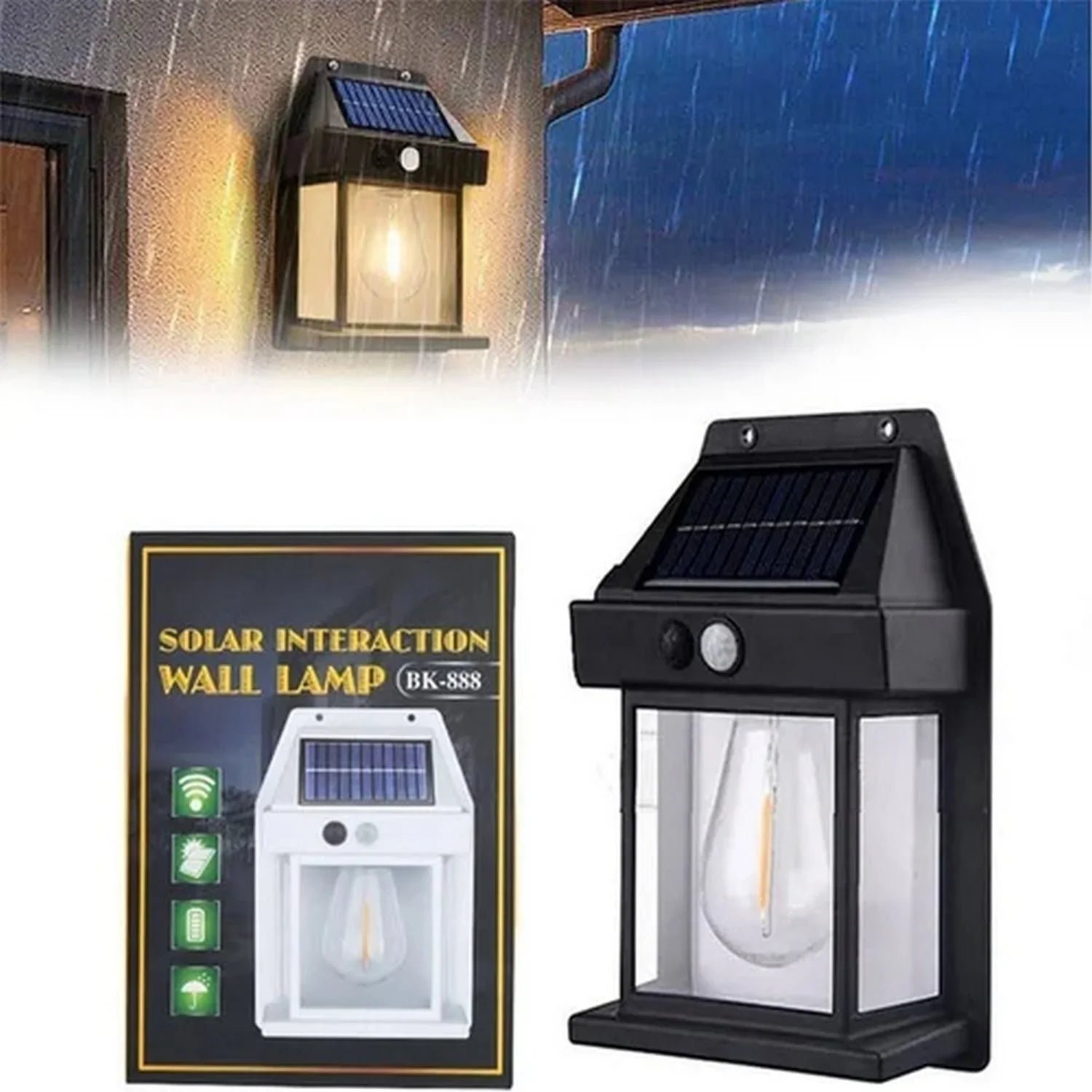 Decorative Solar Interaction Wall Lamp