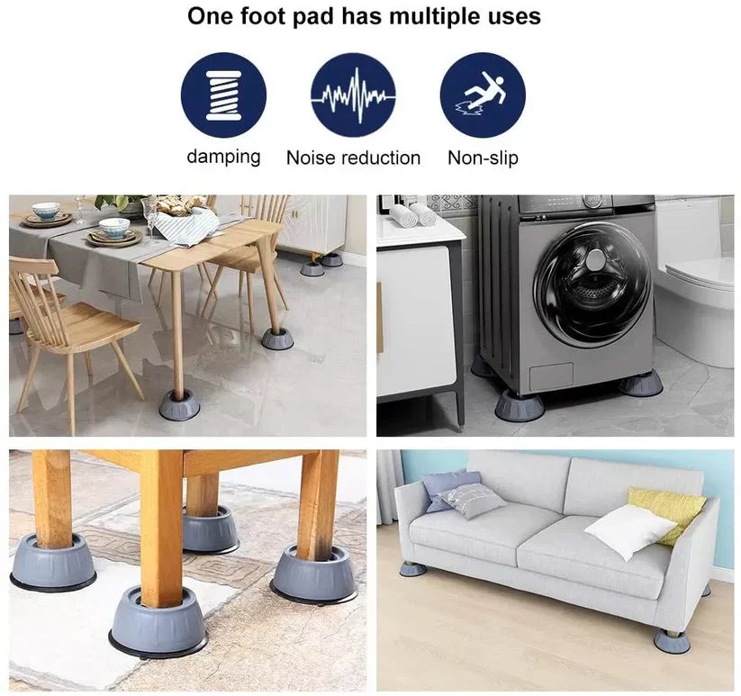 Anti-Vibration Washing Machine Feet Pads
