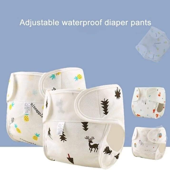 Adjustable Baby Washable Diapers Pants (Reusable)