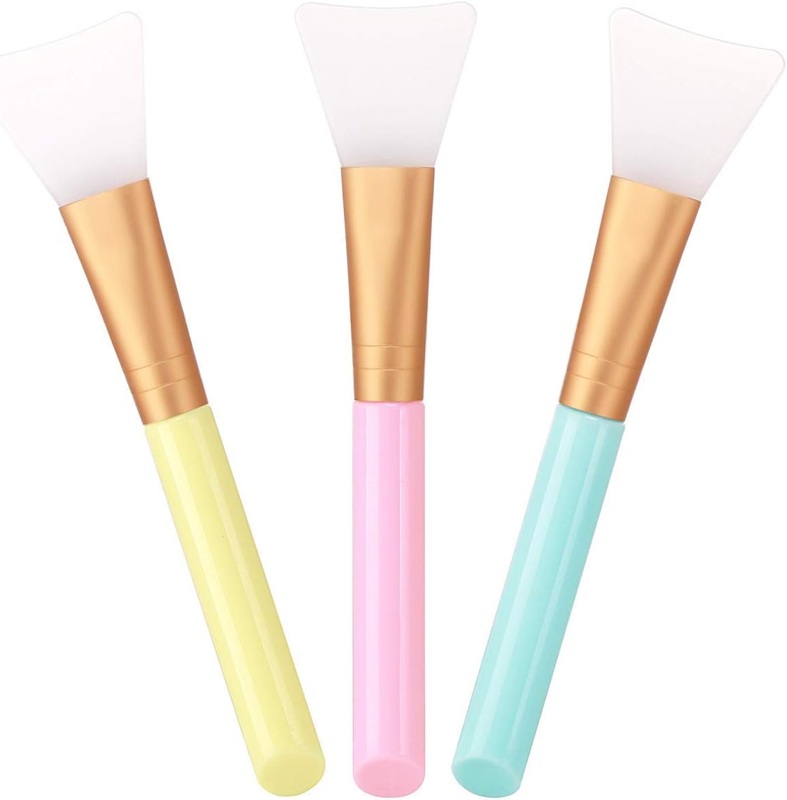 3PCS Silicone Face Mask Brush Facial Mask Mud Mixing