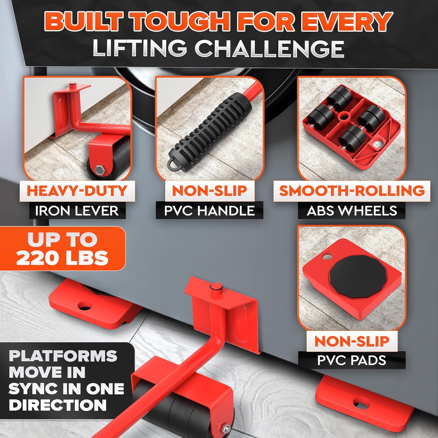 Furniture Lifter Movers Tool Set