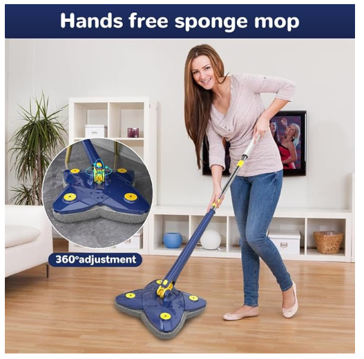 3-in-1 Smart Mop for Effortless Cleaning!