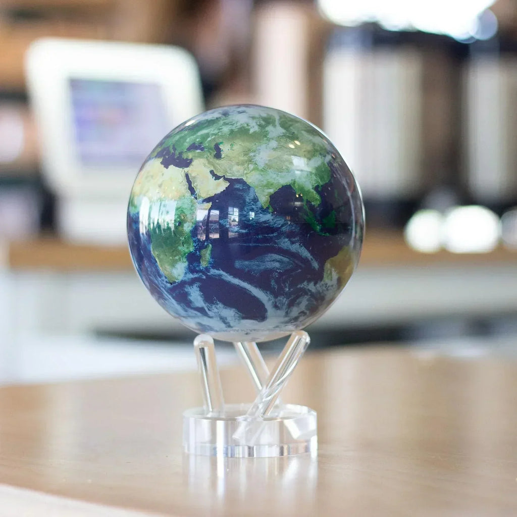 360 Degree Auto Rotatable Glossy Globe