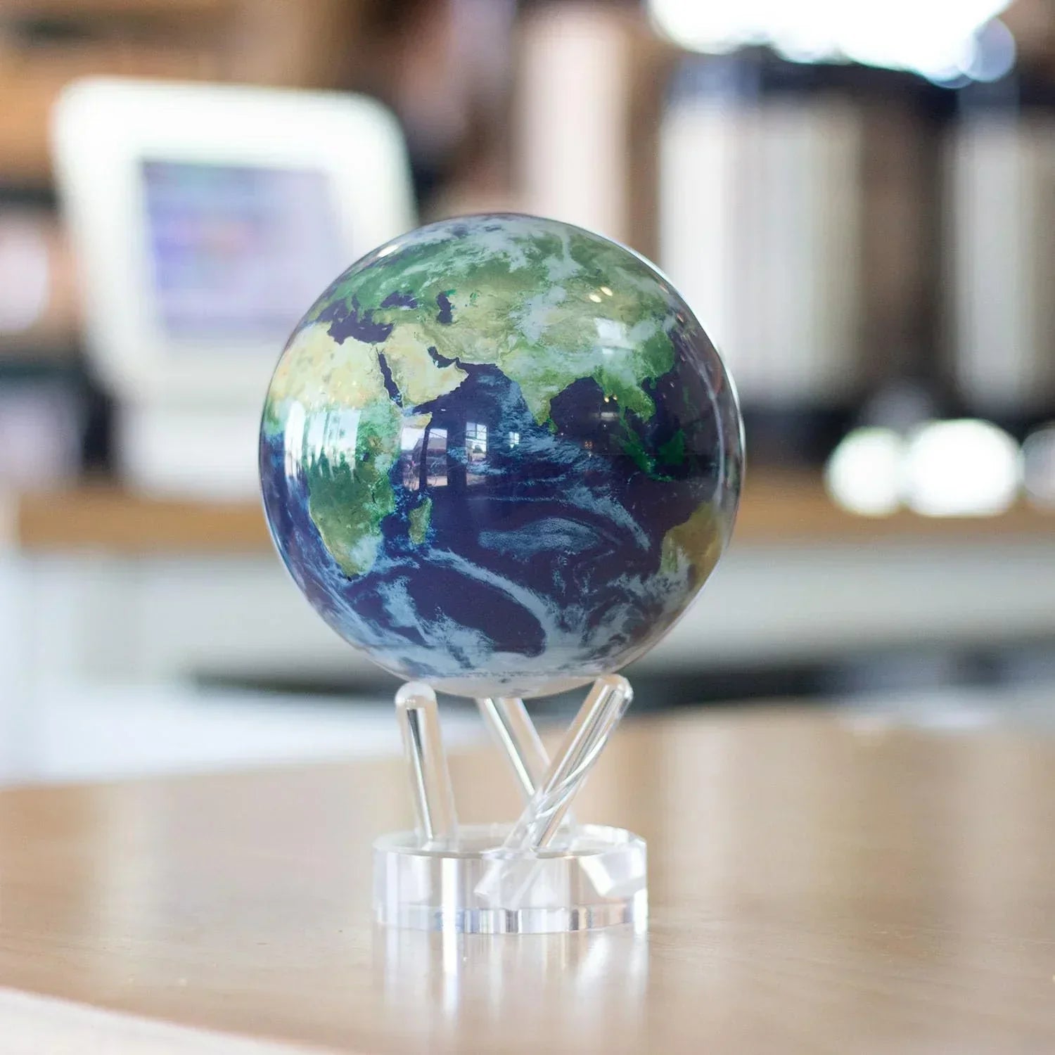 360 Degree Auto Rotatable Glossy Globe