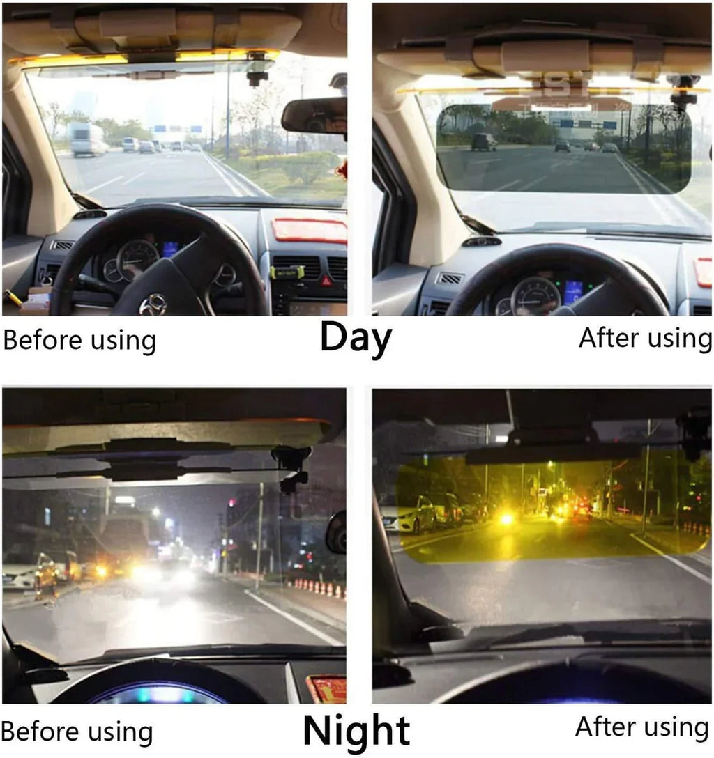 Anti-Glare Safety Car  Sun Visor Extender