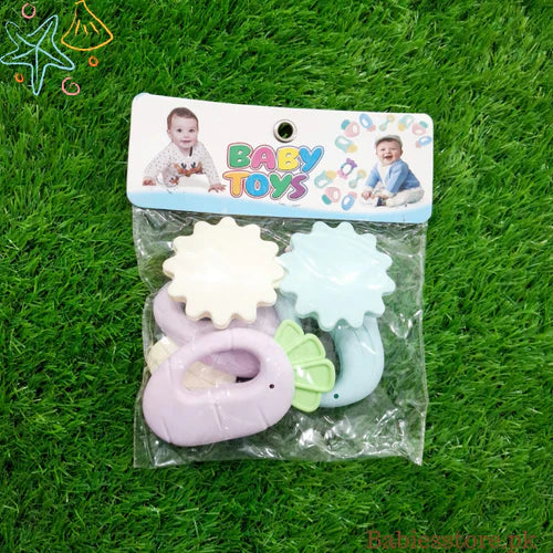 4 Pieces - Baby - Rattle Set